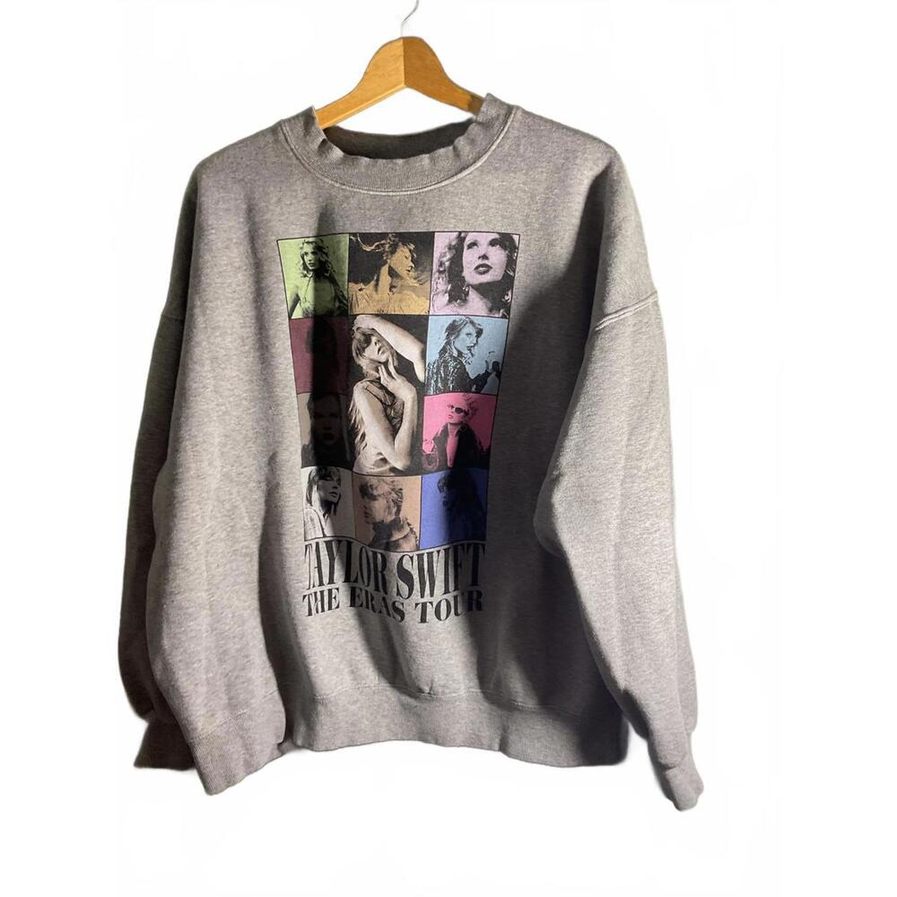 Taylor Swift The Eras Tour Graphic Sweatshirt - Large